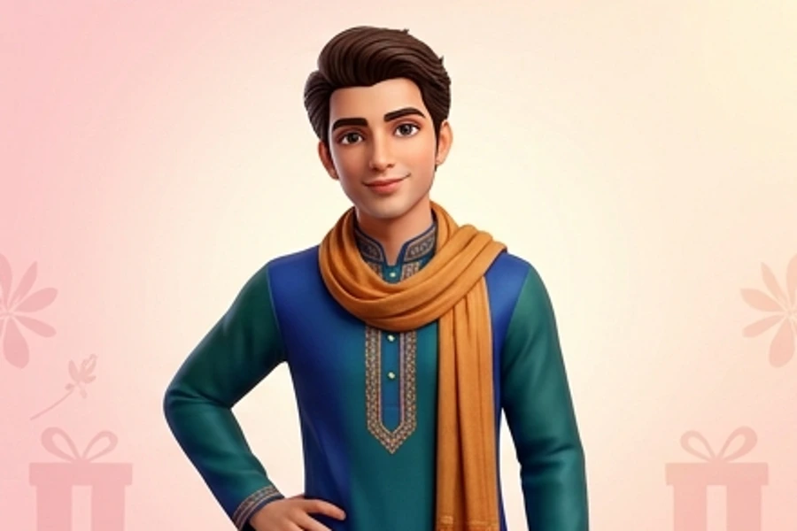 Navratri gifts for boyfriend — Gujarati festive clothing