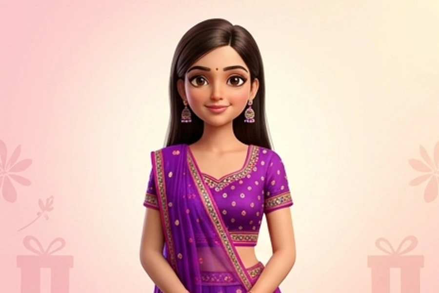 Navratri gifts for girlfriend — Gujarati festive clothing