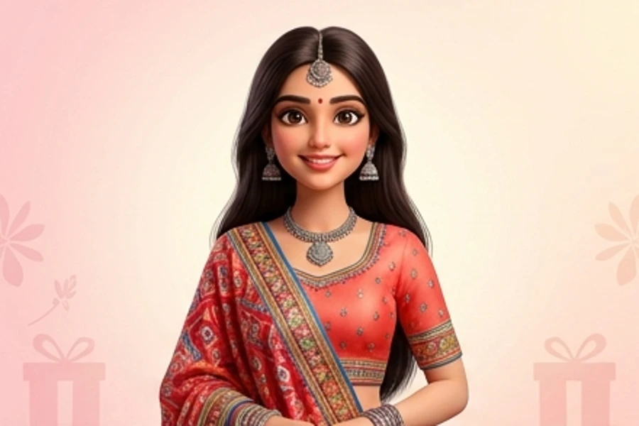 Navratri gifts for her — Gujarati festive clothing