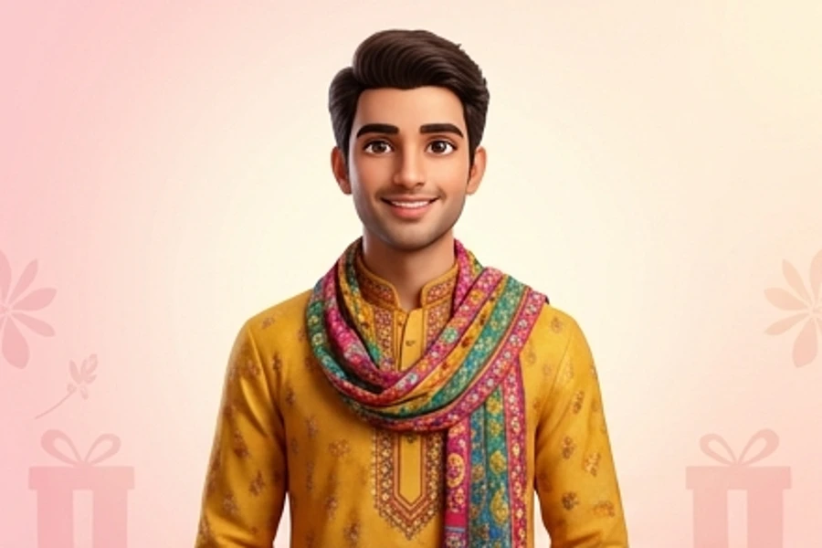 Navratri gifts for him — Gujarati festive clothing