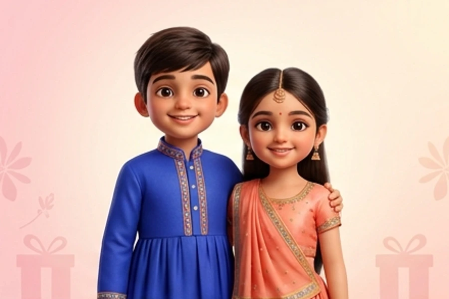 Navratri gifts for kids — Gujarati festive clothing