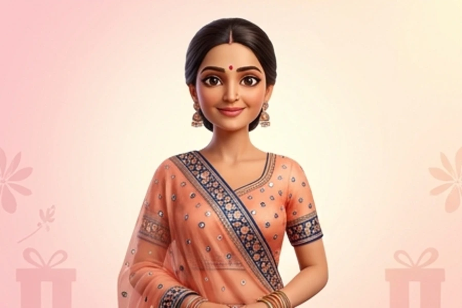 Navratri gifts for wife — Gujarati festive clothing